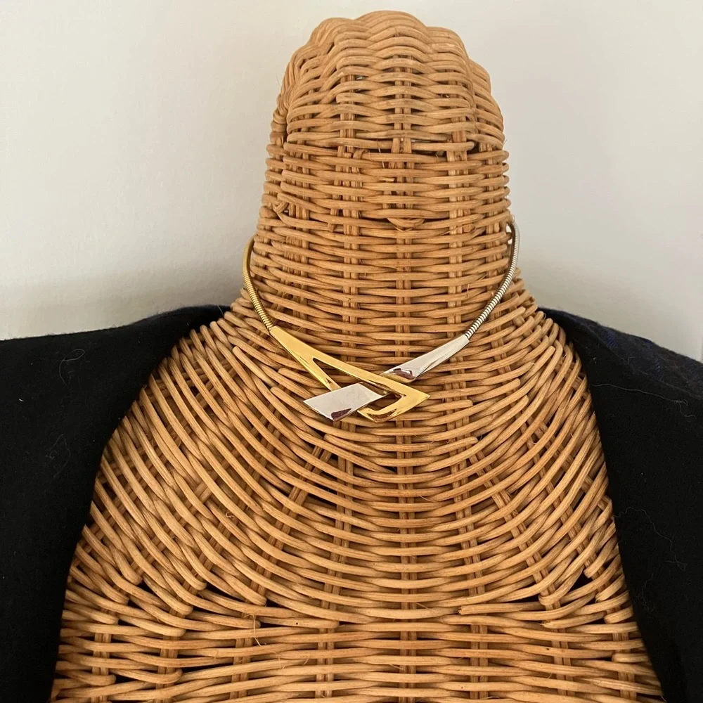 Givenchy necklace two tone vintage-stamped - Picture 3 of 10